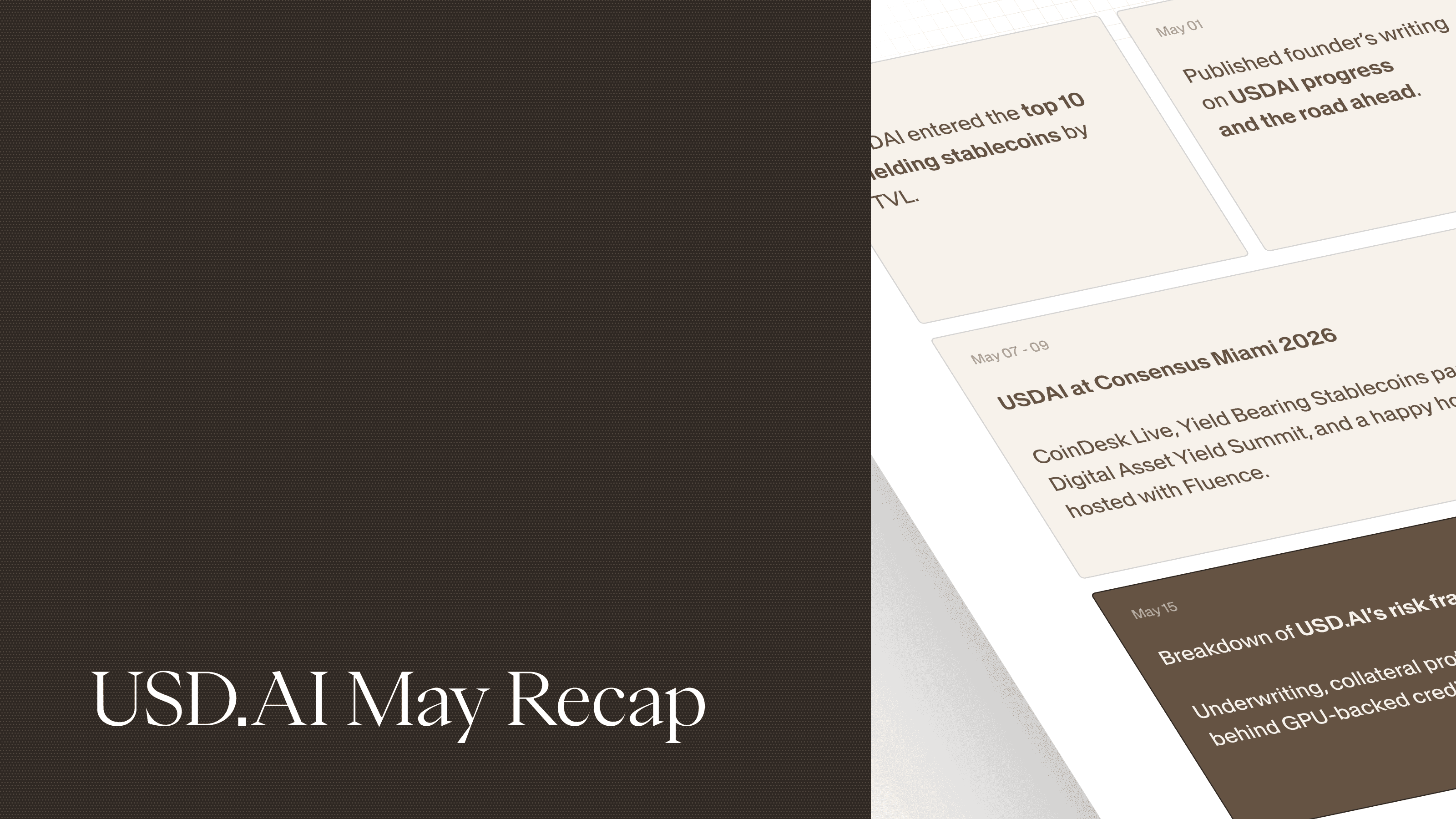 USD.AI May 2026 Recap