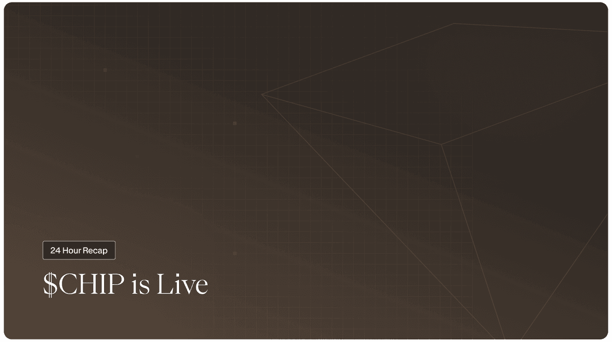 $CHIP Is Live
