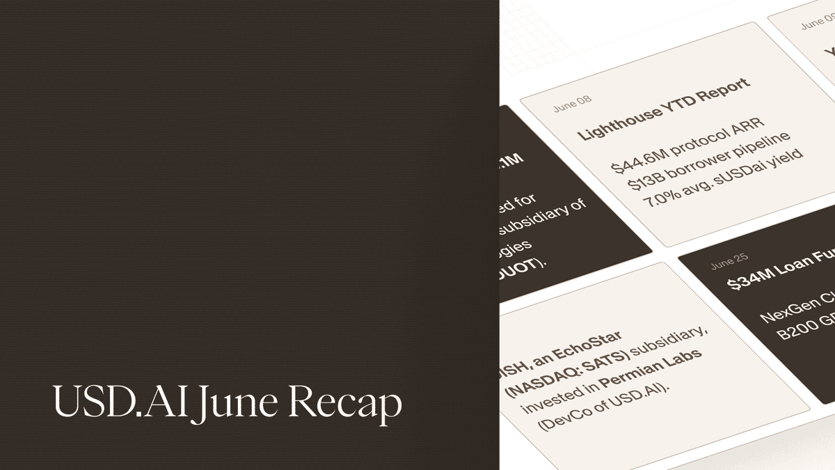 USD.AI June Recap: New Highs Across Markets