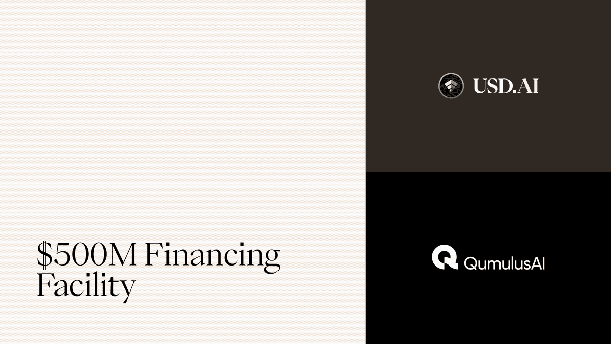 QumulusAI Secures $500M via USD.AI