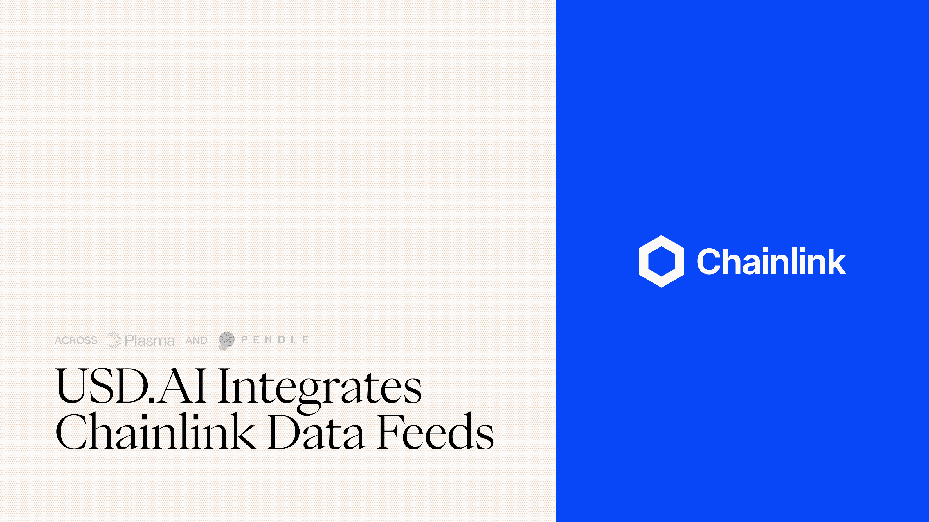 USDAI Adopts Chainlink As Its Official Oracle